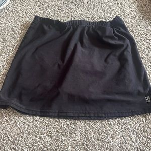 Nike Tennis Skirt Skort Black Embroidered Logo